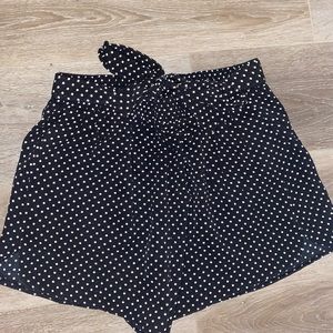 Nasty gal polka dot tie shorts - high waisted